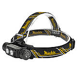 Ліхтар налобний світлодіодний Machtz MHL-2211 A, акумуляторний ліхтрик, фото 2