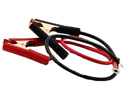 Кабель для інвертора + крокодили 10mm2 довжина 500 mm Lemanso LM40253