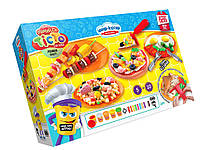 Тісто для ліплення Master Do "Шеф-кухар" Піца Danko Toys TMD-09-01U, дитячий набір для творчості