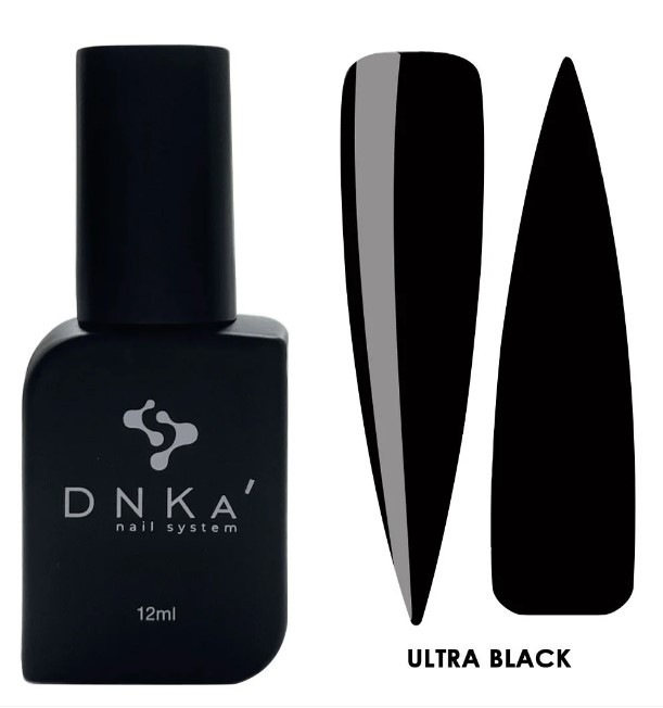 Гель-лак DNKa ULTRA BLACK чорний 12 мл