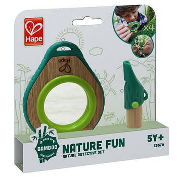 Набір натураліста Hape Nature Fun Збільшувальне скло та свисток (E5570)