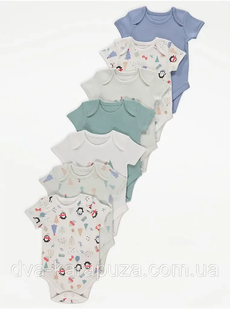 Гарні боді Disney з коротким рукавом George 3-6 міс, 5 шт.! Економ паковання!, фото 1