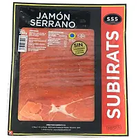 Хамон Subirats Jamon Serrano 250г.