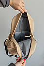 Красивий рюкзаки з водовідштовхувальної тканини середнього розміру, фото 5
