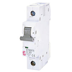 Автоматичний вимикач ETIMAT 6 1p C 25 А