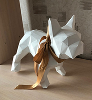 PaperKhan конструктор из картона 3D фигура собака пёс Паперкрафт Papercraft подарочный набор сувернир игрушка