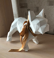 PaperKhan Набор для творчества 3D фигура собака пёс Паперкрафт Papercraft подарочный набор сувернир игрушка