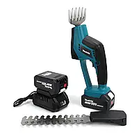 Акумуляторні ножиці-кущоріз Makita DUM111SYX (36V 6.0Ah). Електроножиці для трави Макіта