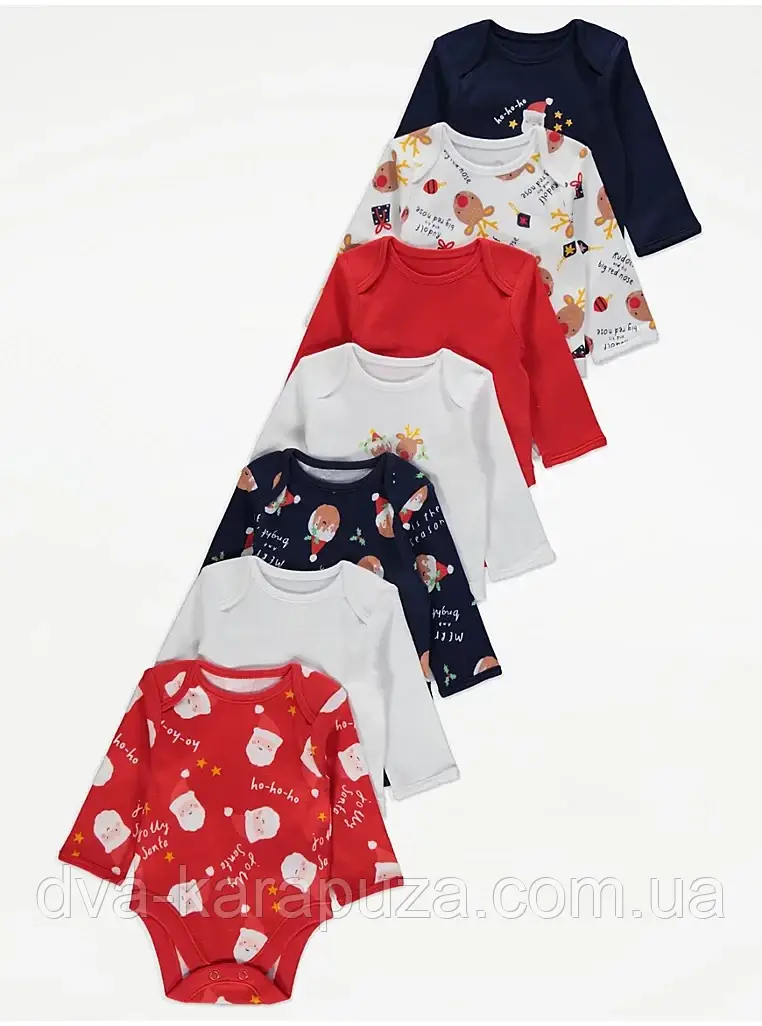 Гарний бодик із довгим рукавом George, 3-6 міс, поштучно!, фото 1