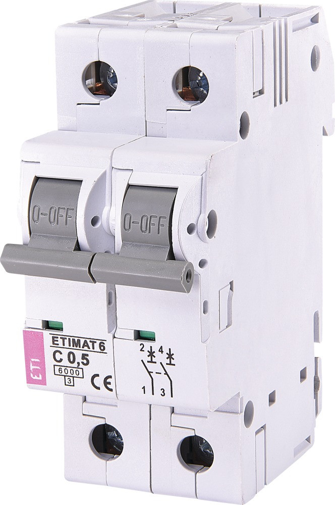 Автоматичний вимикач ETIMAT 6 2p C 50А (6kA)