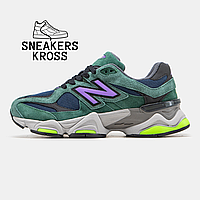 Женские кроссовки New Balance 9060 Green, Демисезонные кроссовки Нью Беленс 9060 зеленые