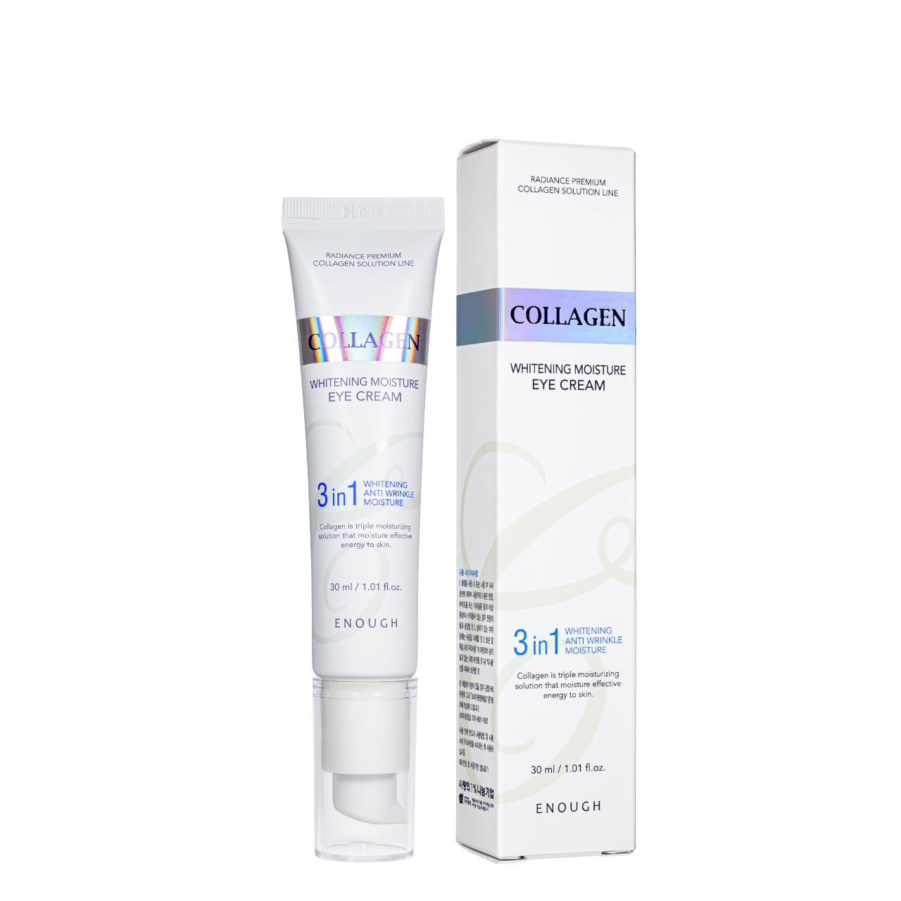 Освітлюючий крем для повік з колагеном Enough Collagen 3in1 30 мл, фото 1