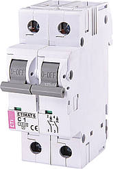Автоматичний вимикач ETIMAT 6 2p C 32А (6kA)