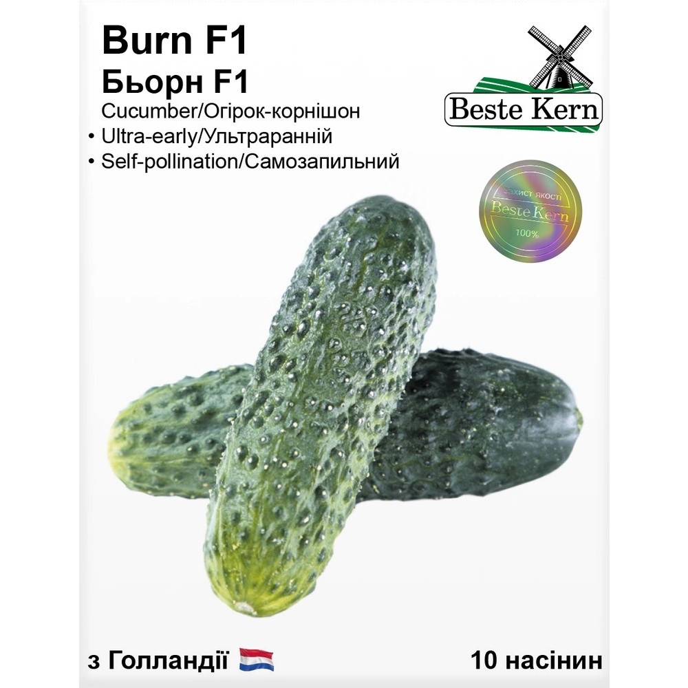 Насіння Огірок партенокарпік Бьорн F1 Beste Kern 10шт (For Hobby2565), фото 1