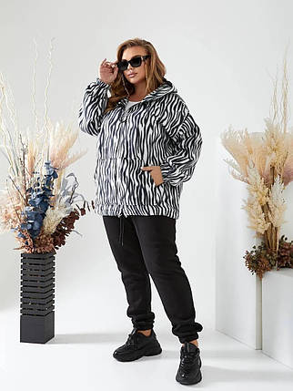 Неймовірний жіночий костюм на флісі, тканина "Трьохнитка" 48, 50, 52, 54, 56, 58 розмір 48, фото 3