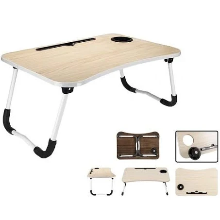 Складаний столик-підставка для ноутбука та планшета портативний стіл для сніданку стіл без USB, фото 1