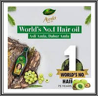 Dabur Amla масло для волос з амлы мини набор 6шт по 28 мл  укрепление рост от поседения  Индия