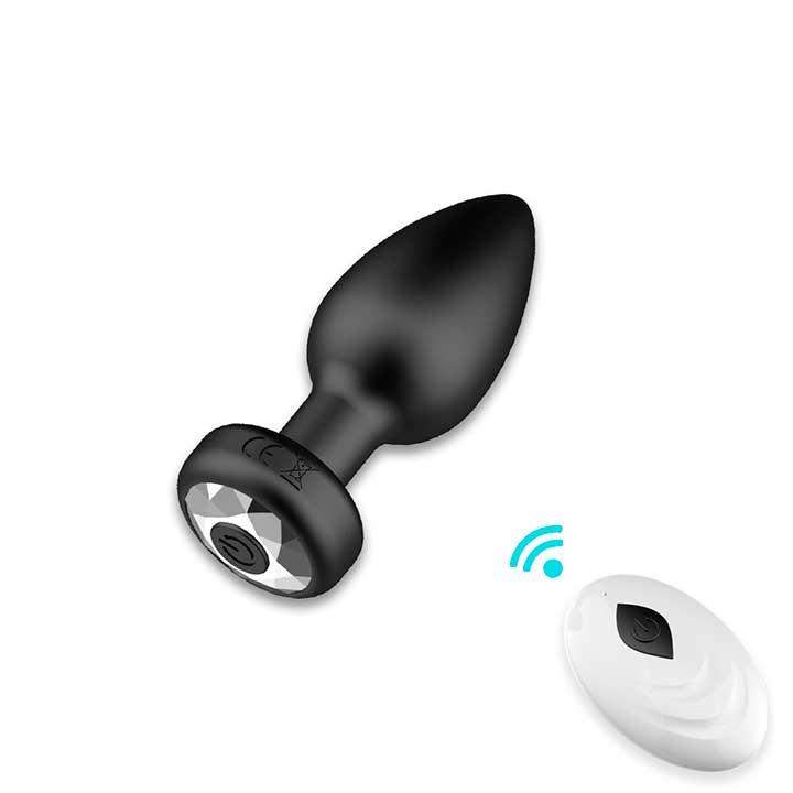 Анальна пробка Magic Motion Equinox USB з Д/У - Чорний - 9*3,5 см - Анальні іграшки