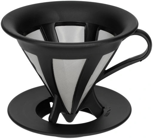 Пуровер кафеор Hario V60 02 из нержавеющей стали и полипропилена