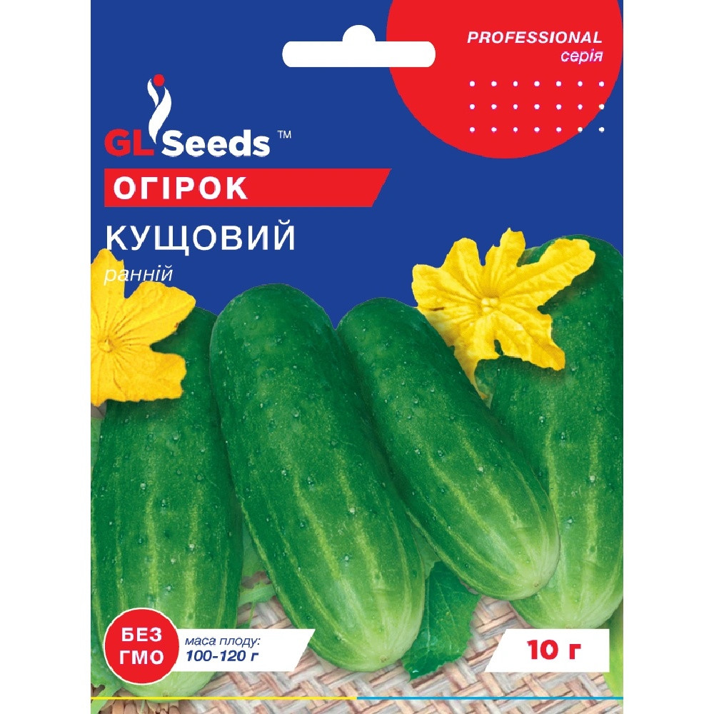Насіння Огірок сортовий Кущовий GL Seeds 10г (Professional56)