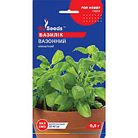 Семена Пряности Базилик Вазонный комнатный GL Seeds 0.5г (For Hobby2202)