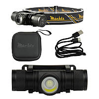 Ліхтар налобний світлодіодний Mächtz MHL-2205 A, USB зарядка