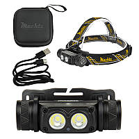 Ліхтар налобний світлодіодний Mächtz MHL-2211 A, USB зарядка