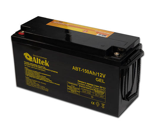 Акумулятор ALTEK ABT-150-12-GEL, фото 1