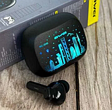 Бездротові вакуумні Bluetooth навушники в кейсі AWEI T53 ANC USB-Type-C, фото 4