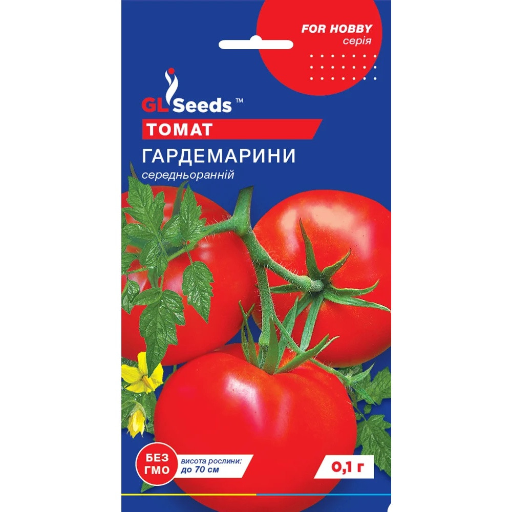 Насіння Томат Гардемарини GL Seeds 0.1г (For Hobby525)