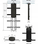 Кронштейн потолочный Sabaj K-2 DOWN с пультом для телевизора до 65", фото 9