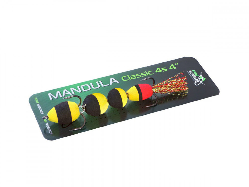 Мандула ProfMontazh Classic 909 (4S)(100 мм) 4" приманка на судака ...