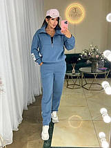 Неймовірний жіночий костюм на флісі, тканина "Трьохнитка" 44, 46, 48, 50, 52 розмір 44, фото 3