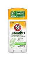 Essentials, дезодорант с натуральными дезодорирующими компонентами, розмарин и лаванда, 71 г