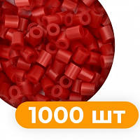 Бусини для термомозаїки 5 мм, 1000 шт., у контейнері (червоний)