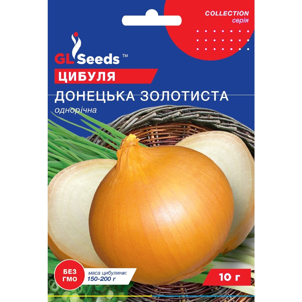 Насіння Цибуля ріпчаста Донецька золотиста GL Seeds 10г (Professional214)