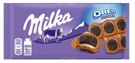 Milka Oreo sandwich 100g 1/16
