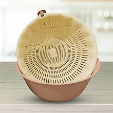 Друшляк двошаровий великий 50208-0059, Бежевий (WAN)