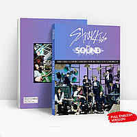 Альбом журнал Stray Kids фотоальбом Стрей Кидс, карточки, закладки Стрей Кидс The Sound (IMP_SK_ALB_10)