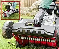 Бензиновий аератор HECHT 5677 2in1 (2 вала в комплекті) двигуна 208см3, 5к.с, 10,17Нм, ширина 40см, травозбірник 45л, фото 8