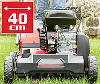 Бензиновий аератор HECHT 5677 2in1 (2 вала в комплекті) двигуна 208см3, 5к.с, 10,17Нм, ширина 40см, травозбірник 45л, фото 4