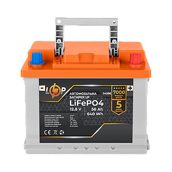 Автомобільний літієвий акумулятор LP LiFePO4 (+ праворуч) 12V - 50 Ah