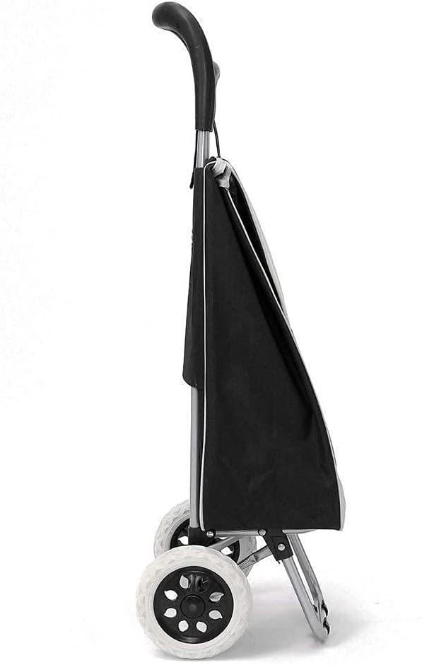 Большая складная хозяйственная сумка на колесиках, тележка трансформер черноая с металлическим каркасом tru - фото 10 - id-p2091313329