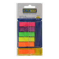 Стикер-закладка Buromax Plastic bookmarks 45x12mm, 6*40 шт, neon (BM.2303-98А) - Топ Продаж!