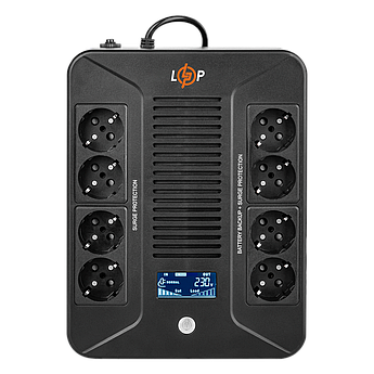 Лінійно-інтерактивне ДБЖ LP-600VA-8PS (360Вт)