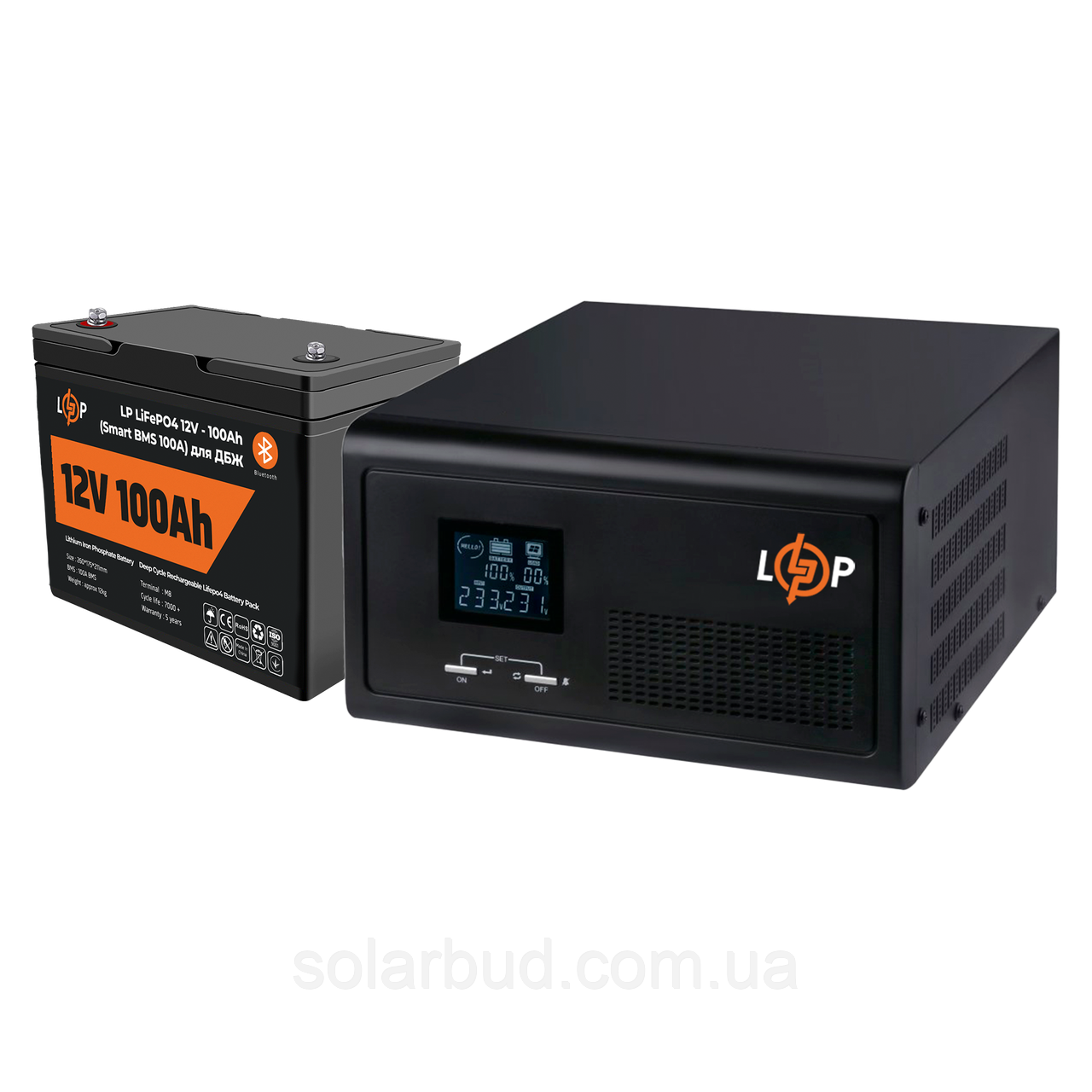 Комплект резервного живлення LP (LogicPower) ДБЖ + літієва (LiFePO4) батарея (UPS 1500VA + АКБ LiFePO4 1280W)