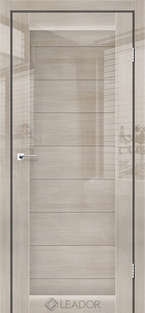 Двері міжкімнатні Leador Glosss Salento - Глянець Ларч (глухі), фото 1