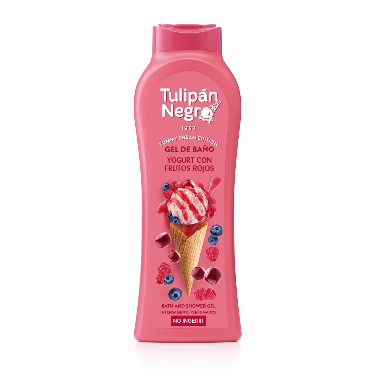 Гель для душу Tulipan Negro Yummy Cream ягідний йогурт (650 мл), фото 1