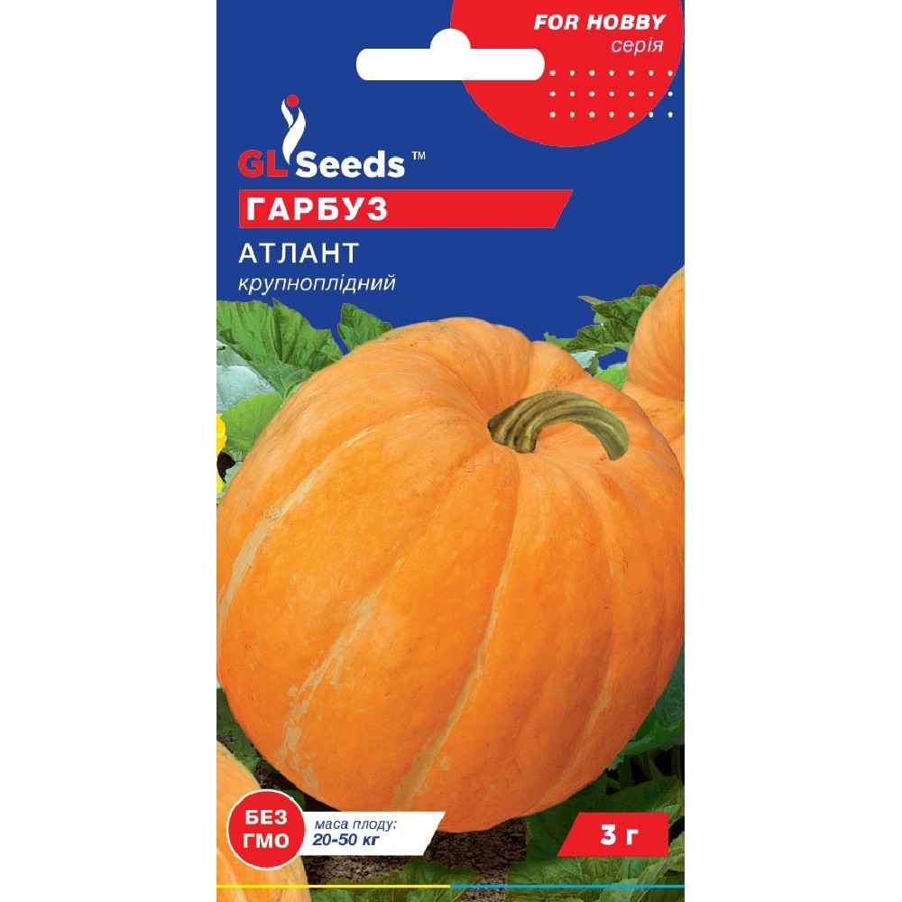 Насіння Гарбуз Атлант GL Seeds 3г (For Hobby806)