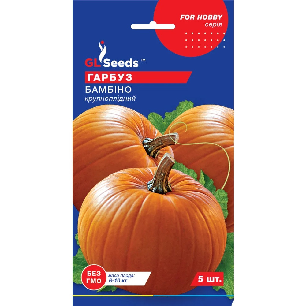 Насіння Гарбуз Бамбіно GL Seeds 5шт (For Hobby807)